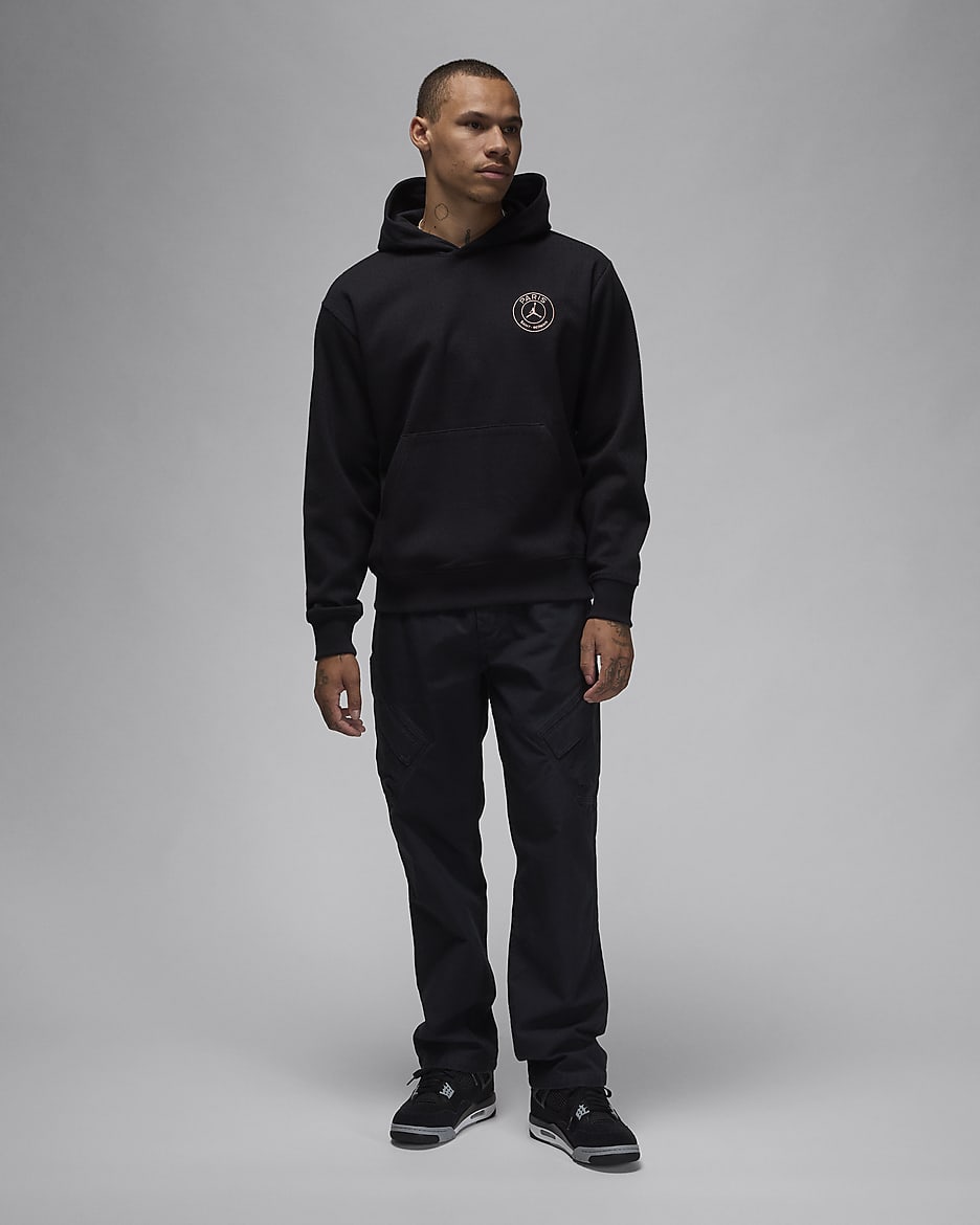 Paris Saint Germain Men s Fleece Pullover Hoodie. Nike JP